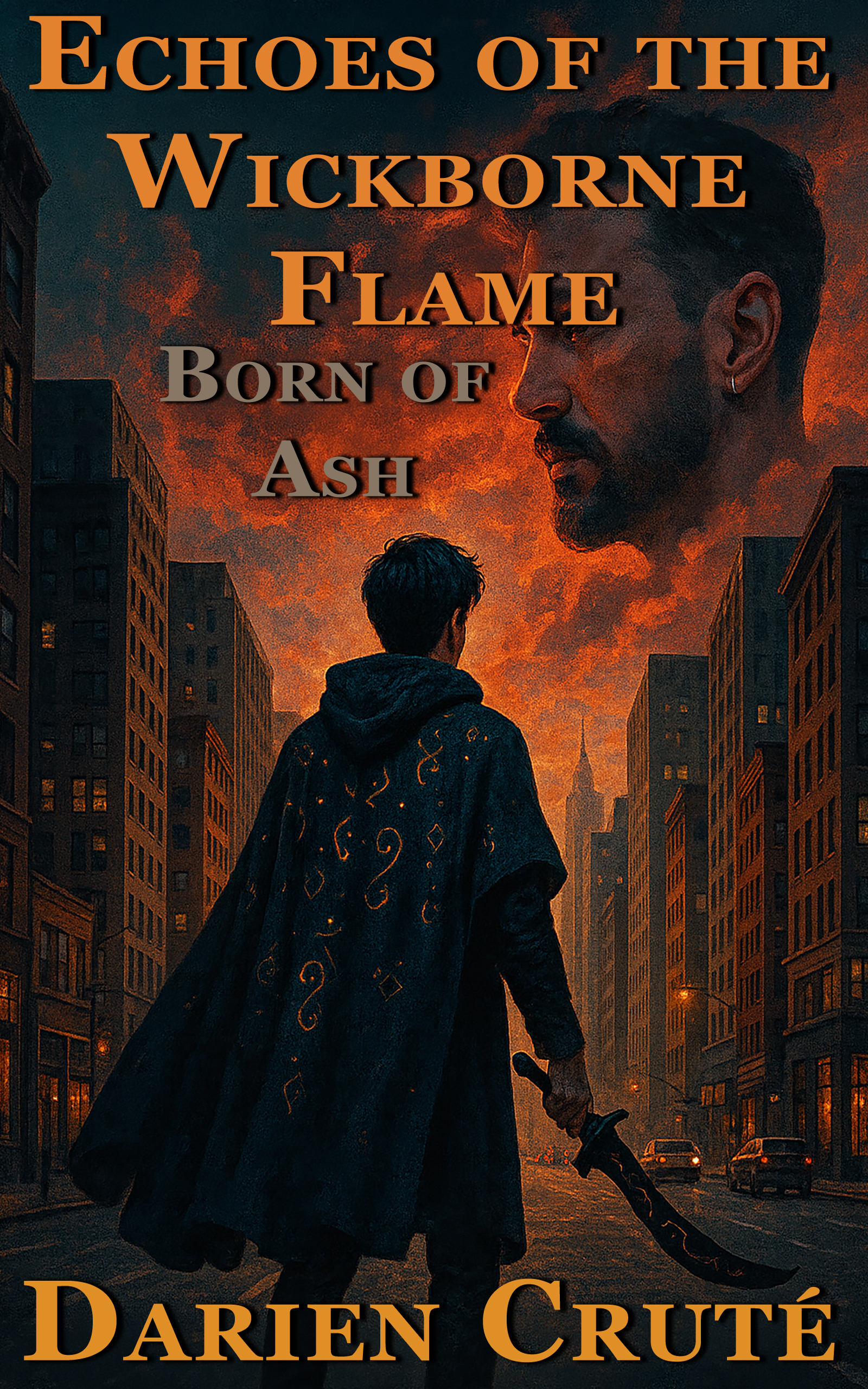 echoes of the wickborne flame: born of ash's Book Cover
